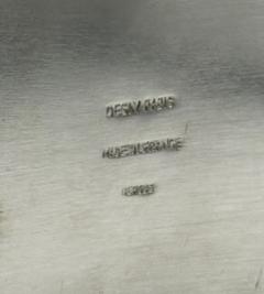  Desnet Ren Nauny Desny Rare Art Deco Silver Vase by Desny Paris - 4415104