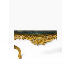  Dessin Fournir Companies 18c Style French Giltwood Rococo Console Table With Marble Top - 4762458