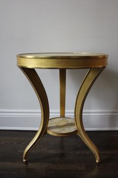  Dessin Fournir Companies Antiqued Gold Side Table - 3157123