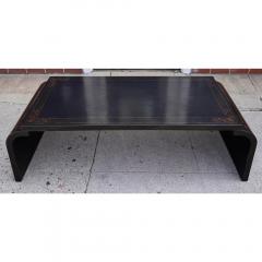  Dessin Fournir Companies Dessin Fournir Black Chinoiserie Waterfall Coffee or Cocktail Table - 3798965