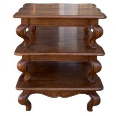  Dessin Fournir Companies Dessin Fournir Italian Walnut Three Step Side Table - 4586347
