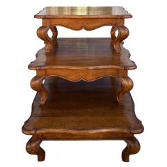  Dessin Fournir Companies Dessin Fournir Italian Walnut Three Step Side Table - 4586348