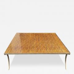  Dessin Fournir Companies Dessin Fournir Macassar Ebony Rateau Coffee Table - 4219045