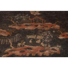  Dessin Fournir Companies Dessin Fournir Regency Style Black Chinoiserie Cocktail Table - 4511270