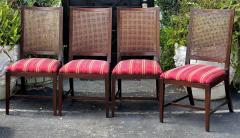  Dessin Fournir Companies Dessin Fournir Regency Style Mahogany Cane Back Dining Chairs Set of 4 - 2665130