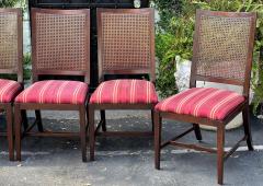  Dessin Fournir Companies Dessin Fournir Regency Style Mahogany Cane Back Dining Chairs Set of 4 - 2665143