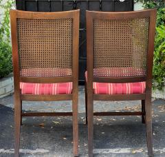  Dessin Fournir Companies Dessin Fournir Regency Style Mahogany Cane Back Dining Chairs Set of 4 - 2665144