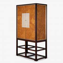  Dessin Fournir Companies Marseilles Cabinet in Burlwood Walnut by Therien for Fournir Collections - 4110355