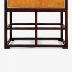  Dessin Fournir Companies Marseilles Cabinet in Burlwood Walnut by Therien for Fournir Collections - 4110358