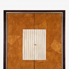  Dessin Fournir Companies Marseilles Cabinet in Burlwood Walnut by Therien for Fournir Collections - 4110361