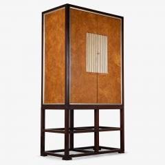  Dessin Fournir Companies Marseilles Cabinet in Burlwood Walnut by Therien for Fournir Collections - 4110373