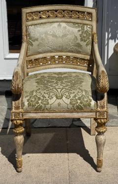  Dessin Fournir Companies Quatrain Piedmontese Style Pierced Carved Armchair - 1912441