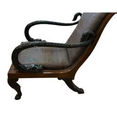  Dessin Fournir Companies Quatrain for Dessin Fournir Italian Empire Style Serpent Armchair - 4416239