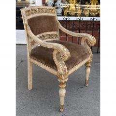  Dessin Fournir Companies Quatrain for Dessin Fournir Piedmontese Style Pierced Carved Armchair 1 of 2 - 4621287