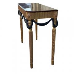  Dessin Fournir Companies Therien Quatrain for Dessin Fournir Black Gold Console Table - 4003018