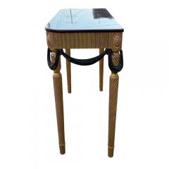  Dessin Fournir Companies Therien Quatrain for Dessin Fournir Black Gold Console Table - 4003057