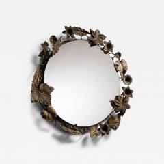  Deutsche Werkst tten Hellerau Mirror with leaf and flower decorations - 4522441