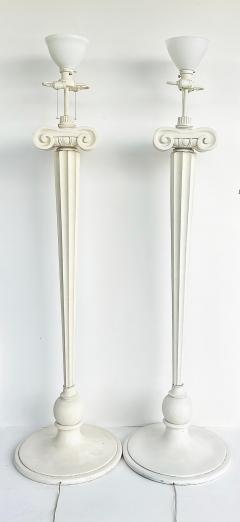  Diamond Baratta Diamond Baratta Morris Lapidus Eden Roc Hotel Floor Lamps a Pair - 4473144