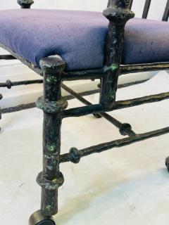  Diego Giacometti BRUTALIST PAIR OF METAL ARM CHAIRS IN THE MANNER OF DIEGO GIACOMETTI - 1804614