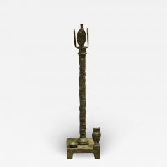  Diego Giacometti Diego Giacometti Patinated Bronze Lamp - 1617844