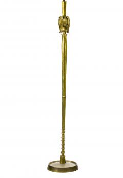  Diego Giacometti Giacometti style solid gold bronze work of art floor lamp - 875423