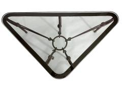  Diego Giacometti Iron Coffee Table w Brown Painted Plaster Finish Manner of Diego Giacometti - 3394171