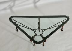  Diego Giacometti Iron Coffee Table w Brown Painted Plaster Finish Manner of Diego Giacometti - 3394173