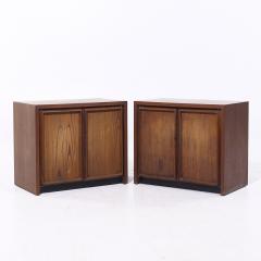  Dillingham Dillingham Mid Century Pecky Cypress Nightstands Pair - 4071237