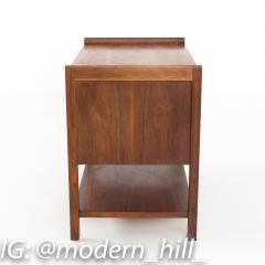  Dillingham Dillingham Mid Century Walnut Nightstand Record Cabinet Side End Table - 3689382