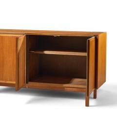  Dillingham Dillingham Mid Century Walnut and Cane Sideboard Credenza and Hutch - 4690943
