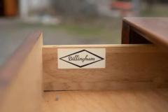  Dillingham Manufacturing Company Large Mid Century Modern Walnut Tall 7 Drawer Door Dresser Dillingham - 4126551