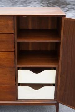  Dillingham Manufacturing Company Large Mid Century Modern Walnut Tall 7 Drawer Door Dresser Dillingham - 4126598