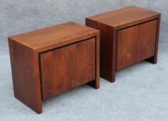  Dillingham Pair of Dillingham Nightstands or End Tables in Bookmatched Walnut - 3321910