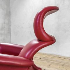  Dino Gavina Studio Simon Dino Gavina Armchair with Pouf mod Viscontea - 3736092