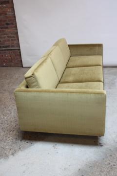  Directional 1960s Three Seat Directional Sofa in Sage Velvet - 425401