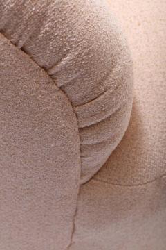  Directional Blush Pink Boucle Sculptural Sofa by Directional circa 1980 - 1975561