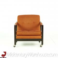  Directional Directional Mid Century Lounge Chair with Casters - 3694855