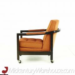  Directional Directional Mid Century Lounge Chair with Casters - 3694857