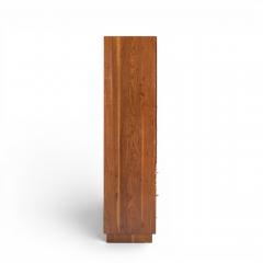  Directional Directional Mid Century Walnut and Chrome Armoire Dresser - 4644411