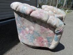  Directional Lovely Pair of Directional Croissant Swivel Lounge Chair Mid Century - 2707377