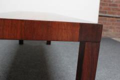  Directional Mid Century Mixed Wood Parsons Coffee Table Bench Attributed to Milo Baughman - 2546533
