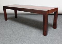  Directional Mid Century Mixed Wood Parsons Coffee Table Bench Attributed to Milo Baughman - 2546537