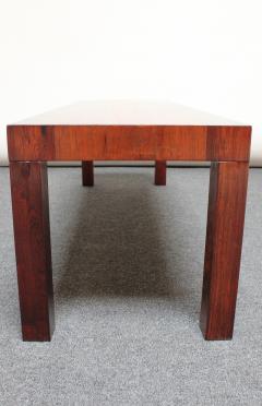  Directional Mid Century Mixed Wood Parsons Coffee Table Bench Attributed to Milo Baughman - 2546541