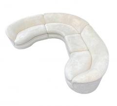  Directional Mid Century Modern Curved Sculptural Sectional Serpentine Sofa by Directional - 1738691
