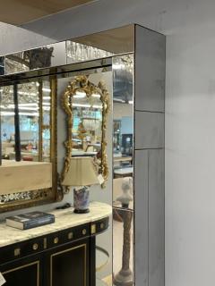  Directional Mid Century Modern Paul Evans Cityscape Floating Console and Mirror Directional - 3144256