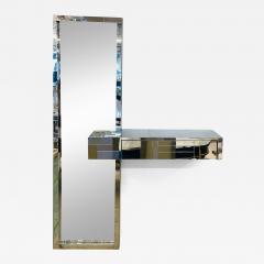  Directional Mid Century Modern Paul Evans Cityscape Floating Console and Mirror Directional - 3280178