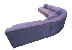  Directional Mid Century Post Modern Curved L Shaped Cloud Sectional Sofa by Directional - 3947289