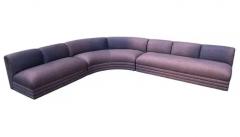  Directional Mid Century Post Modern Curved L Shaped Cloud Sectional Sofa by Directional - 3947297