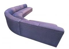  Directional Mid Century Post Modern Curved L Shaped Cloud Sectional Sofa by Directional - 3947299