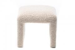 Directional PAIR OF WATERFALL BENCHES IN IVORY BOUCL BY DIRECTIONAL CIRCA 1970S - 1921817
